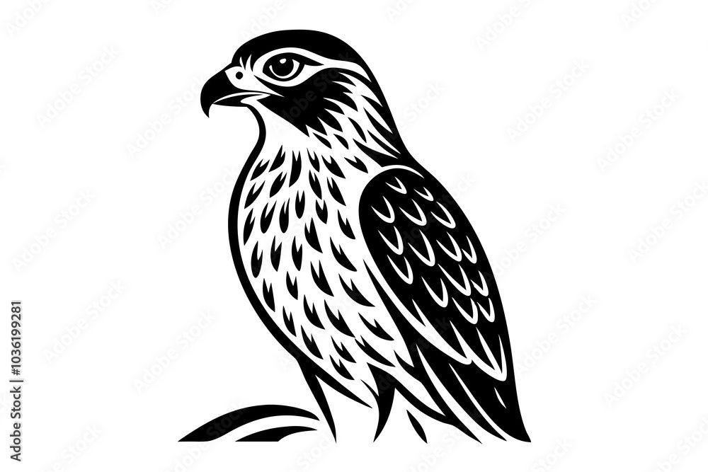 Fototapeta premium Set of silhouettes of Halloween animal on a white background. Vector illustration.