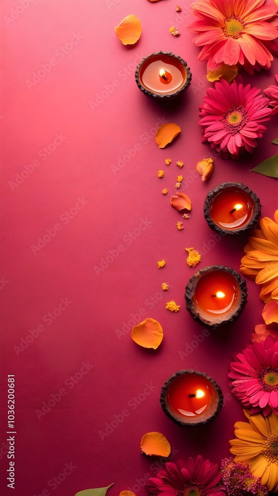 Indian Festival Diwali Festival of Lights and Firecrackers Banner Design, Copyspace Indian Festival Diwali Festival of Lights and Firecrackers Banner Design, Copyspace
