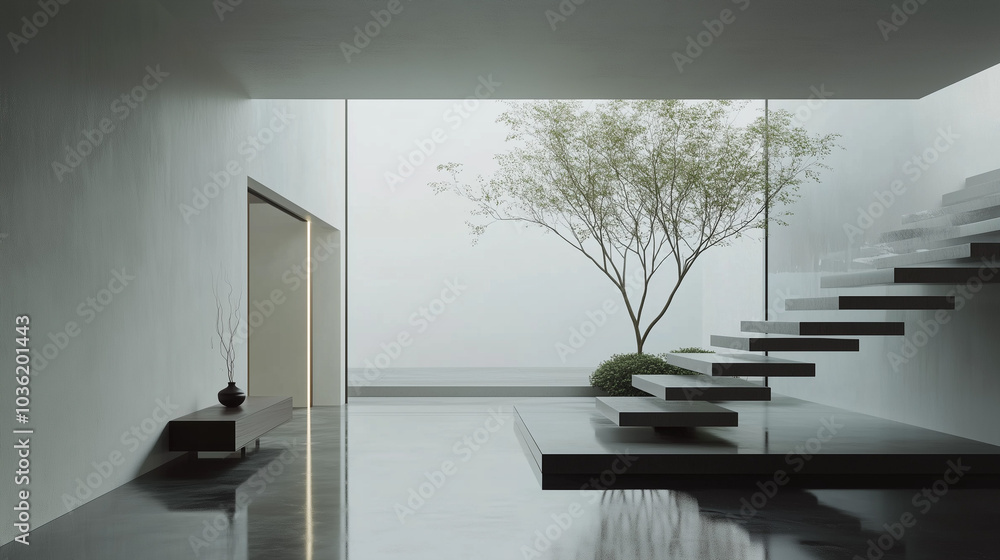 Fototapeta premium Luxury Interior Photography Featuring High-End Design Elements & Elegant Ambiance 