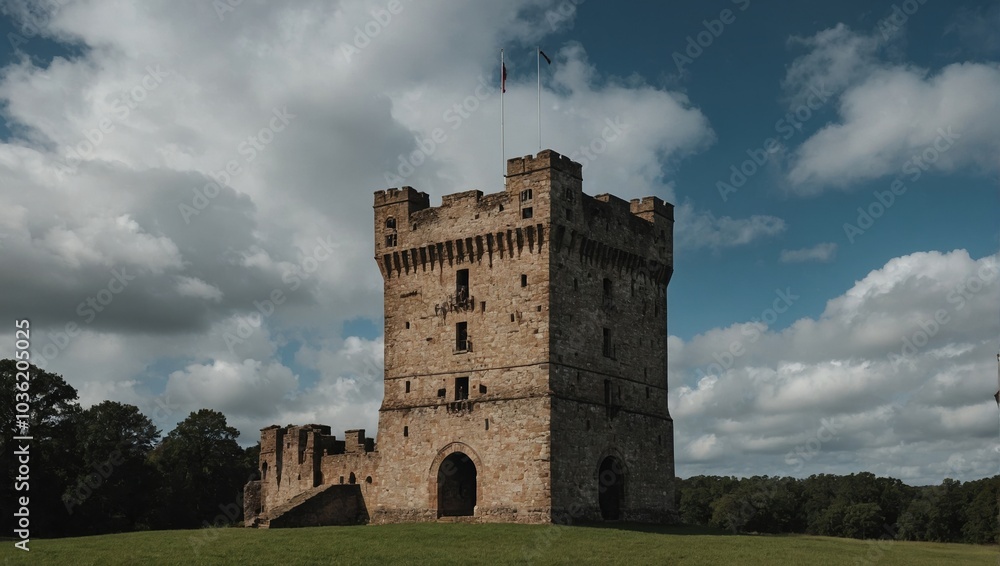 The archer tower features paths leading to scenic viewpoints for all to enjoy The archer tower features paths leading to scenic viewpoints for all to enjoy