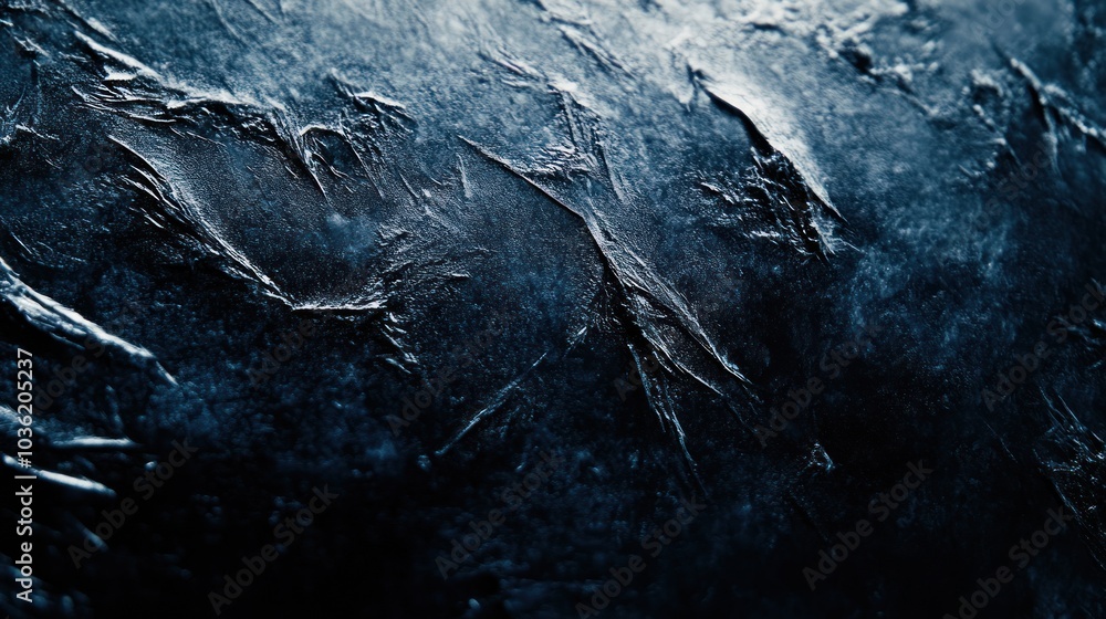 A textured surface resembling dark, rugged terrain or ice, emphasizing depth and detail. A textured surface resembling dark, rugged terrain or ice, emphasizing depth and detail.
