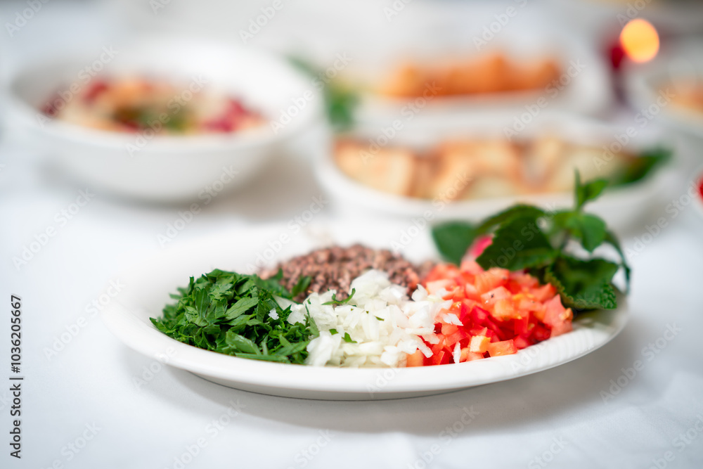 Lebanese Fatayers Plate Lebanese Fatayers Plate