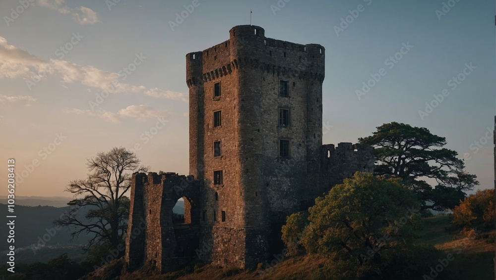 The archer tower has witnessed countless seasons pass The archer tower has witnessed countless seasons pass