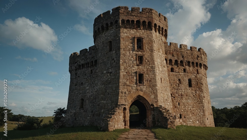 The archer tower inspires adventurers to embark on quests and discover history The archer tower inspires adventurers to embark on quests and discover history