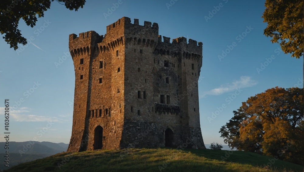 The archer tower inspires dreams of adventure encouraging explorers to venture forth The archer tower inspires dreams of adventure encouraging explorers to venture forth