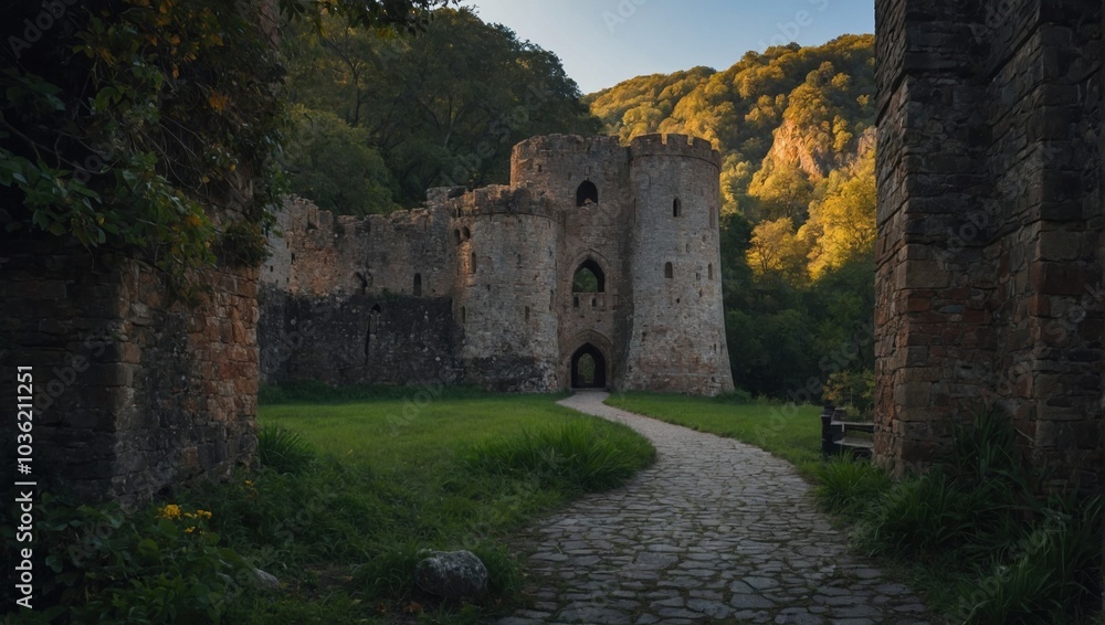 The archer tower invites adventure in a picturesque setting The archer tower invites adventure in a picturesque setting