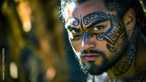 Young Maori warrior