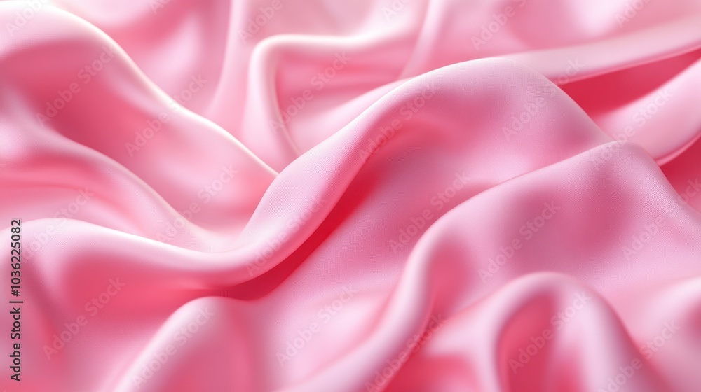 Fototapeta premium Pink Satin Fabric Texture