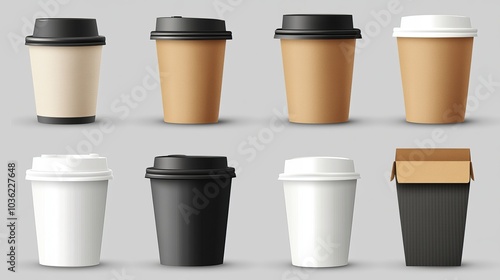 Wallpaper Mural Coffee cup mock up Torontodigital.ca