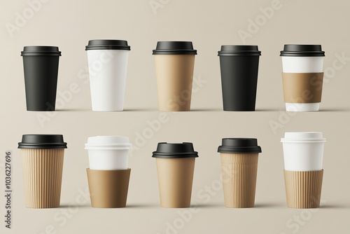 Wallpaper Mural Coffee cup mock up Torontodigital.ca