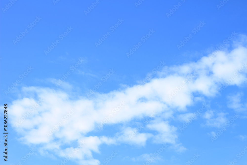 Blue sky with clouds background