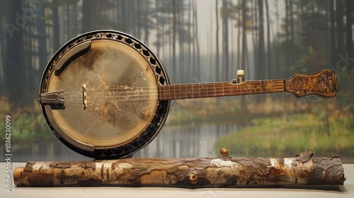 The banjo is a stringed instrument that has roots in African-American folk music and the folk music of Appalachia. 