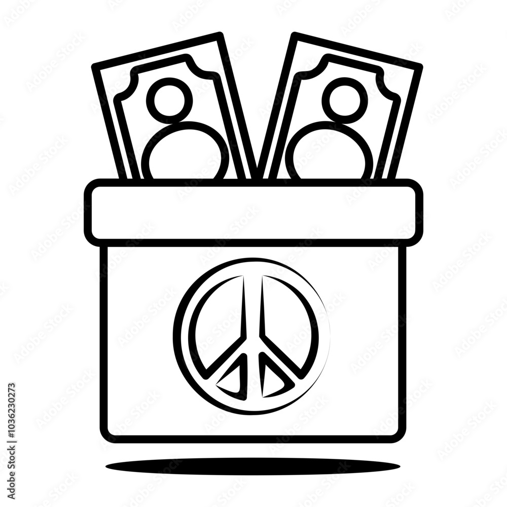 donation Line Icon donation Line Icon