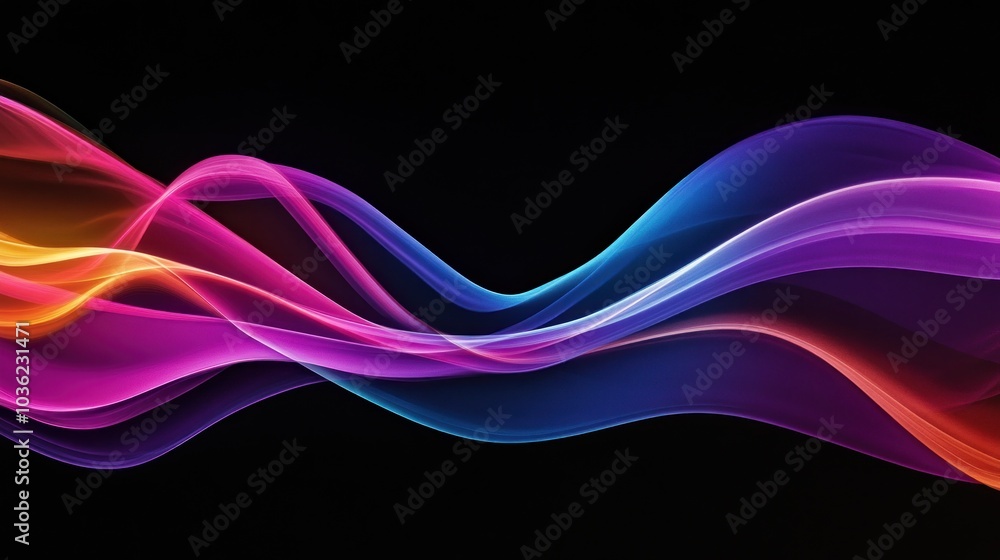 Abstract Colorful Waves Abstract Colorful Waves
