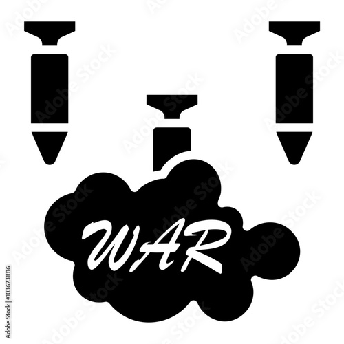 bombing Solid icon
