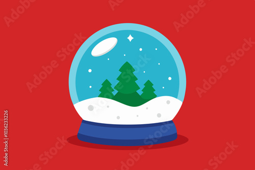  Christmas and New Year icons vector illustration.