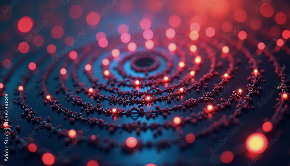 background with circles