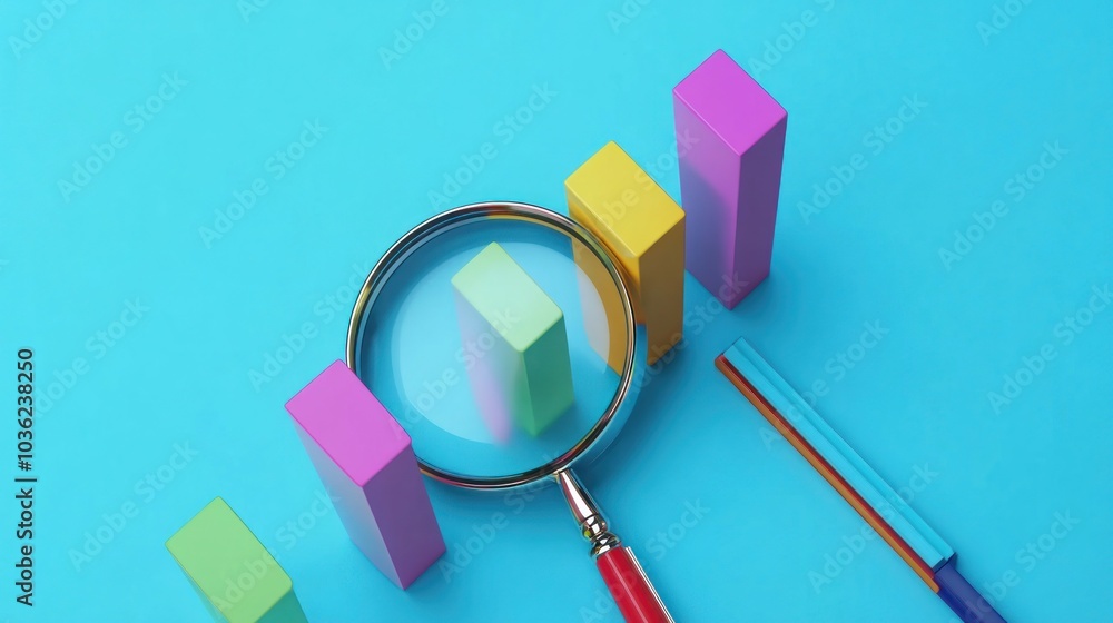 Magnifying Glass Analyzing Data Magnifying Glass Analyzing Data