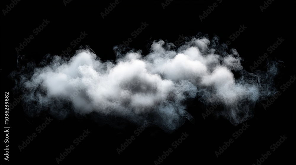 Abstract Cloud of Fog - Smoke and Fog Overlay Effects Isolated on Transparent Background Abstract Cloud of Fog - Smoke and Fog Overlay Effects Isolated on Transparent Background