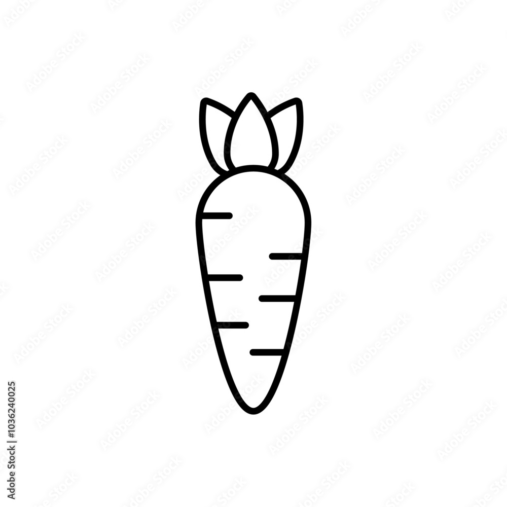 carrot icon Flat logo isolated symbol carrot icon Flat logo isolated symbol