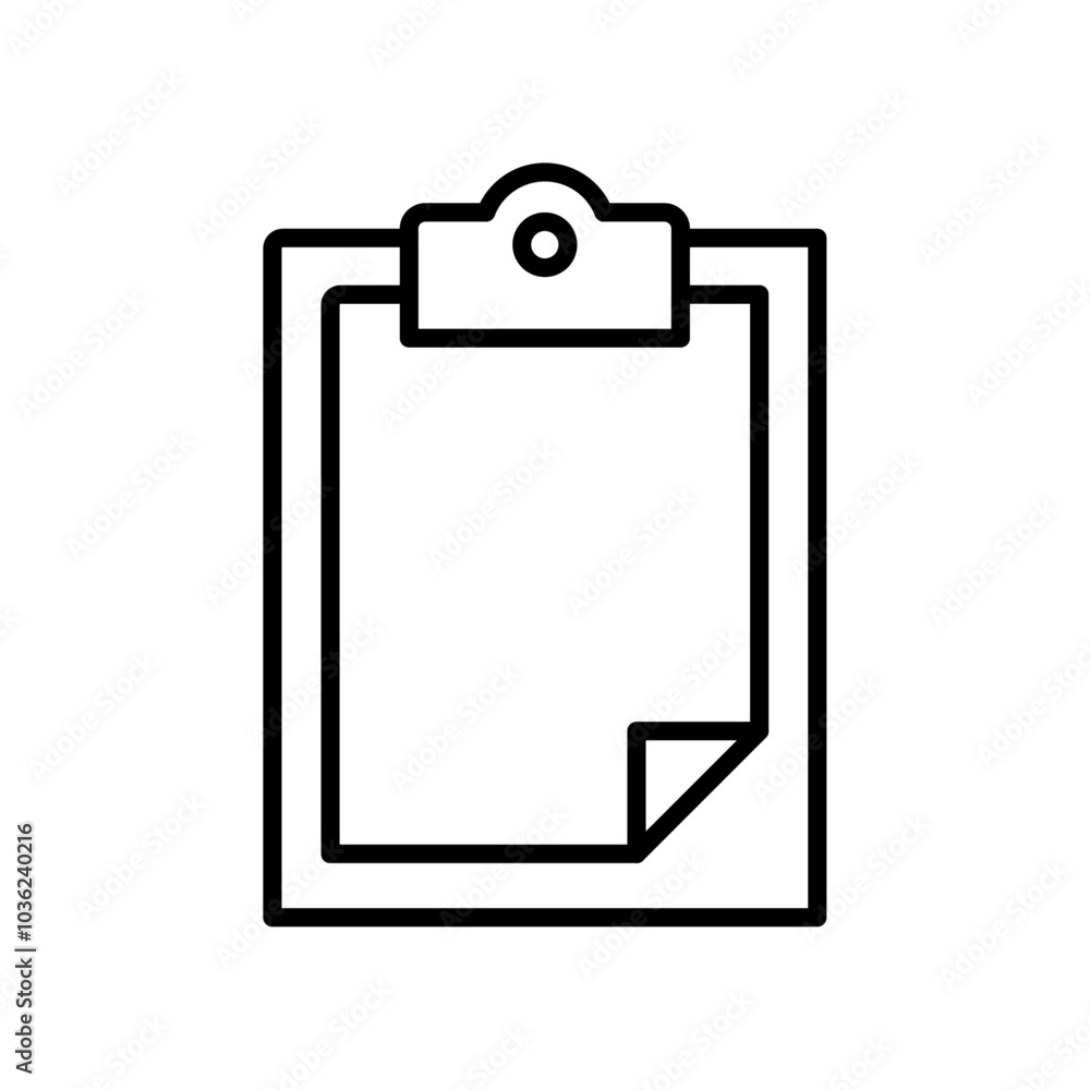 clipboard icon Flat logo isolated symbol clipboard icon Flat logo isolated symbol