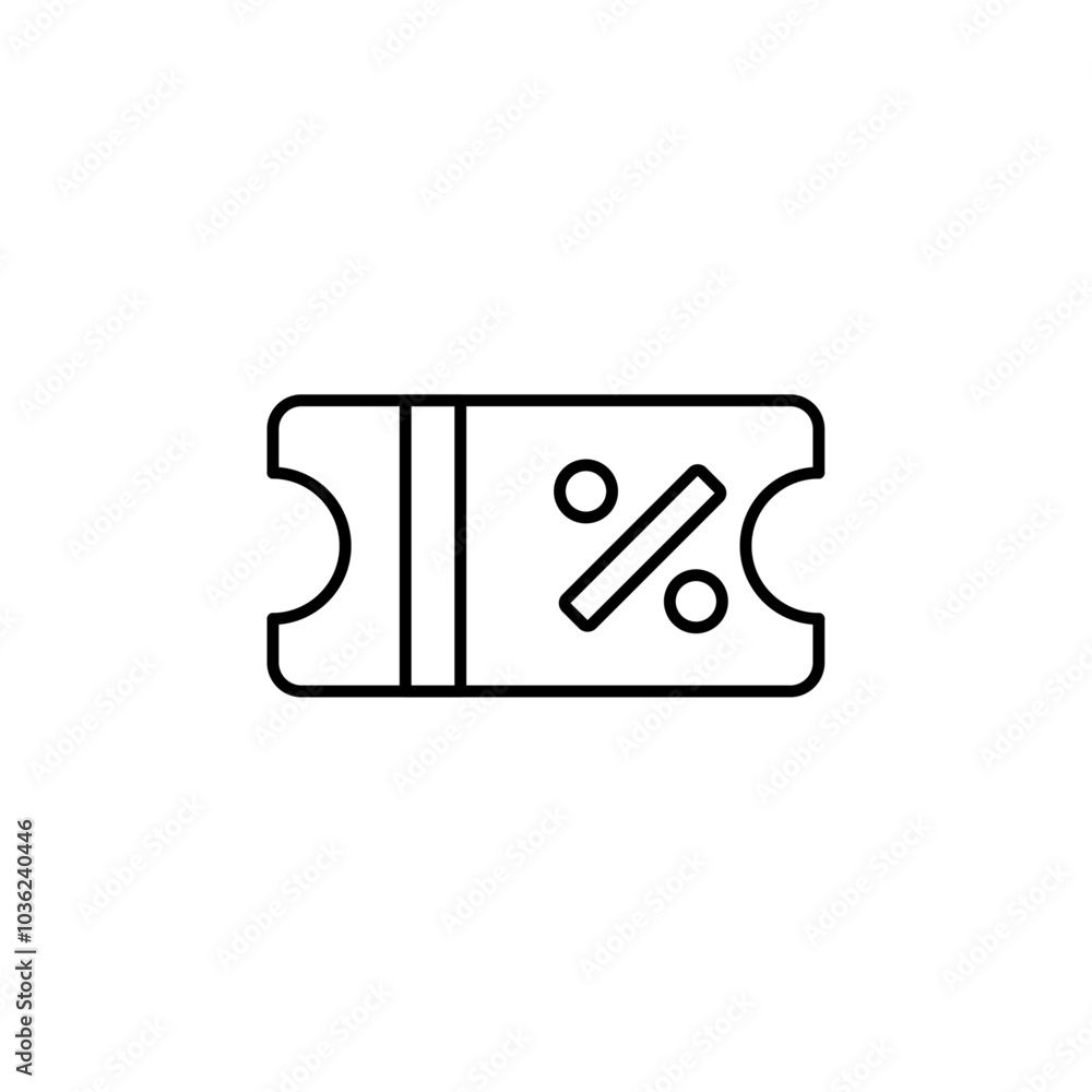 coupon icon Flat logo isolated symbol coupon icon Flat logo isolated symbol