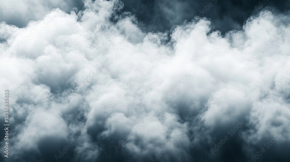 Panoramic View of Abstract Fog or Smoke on Black Background - White Cloudiness, Mist, and Smog
Panoramic View of Abstract Fog or Smoke on Black Background - White Cloudiness, Mist, and Smog
