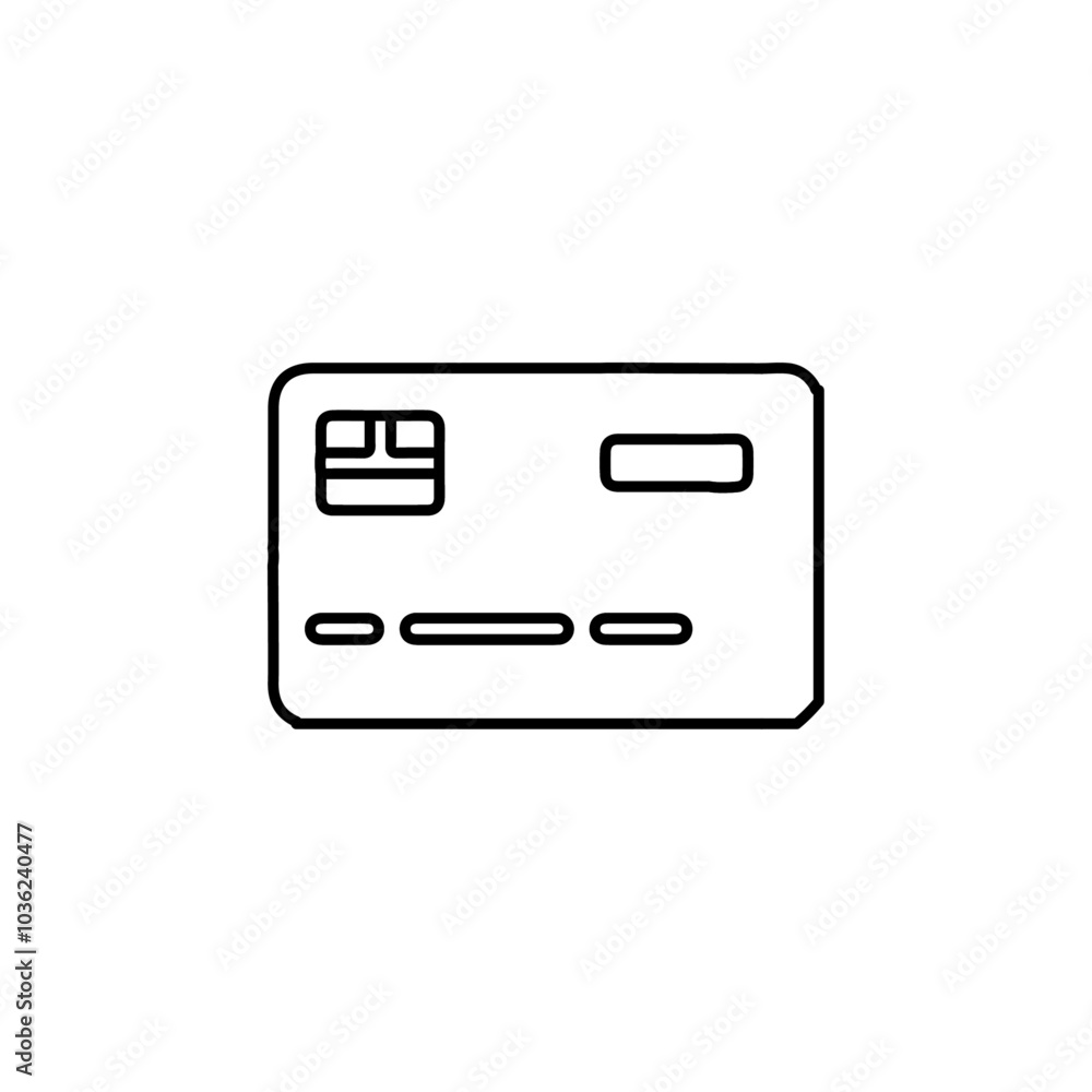 credit card icon Flat logo isolated symbol credit card icon Flat logo isolated symbol