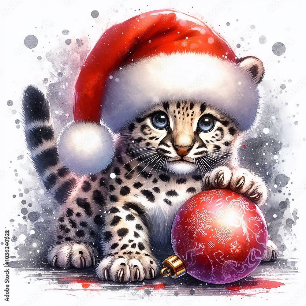 niedlicher Leopard niedlicher Leopard