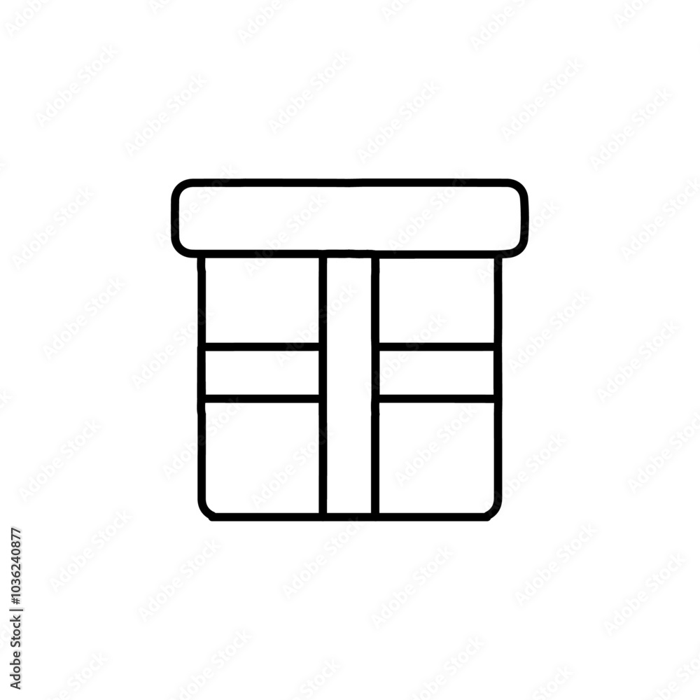 gift icon Flat logo isolated symbol gift icon Flat logo isolated symbol