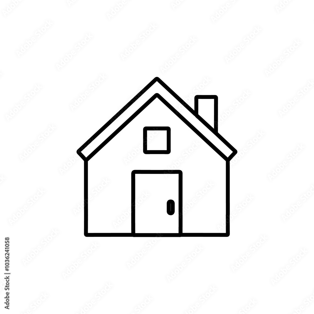 house icon Flat logo isolated symbol house icon Flat logo isolated symbol