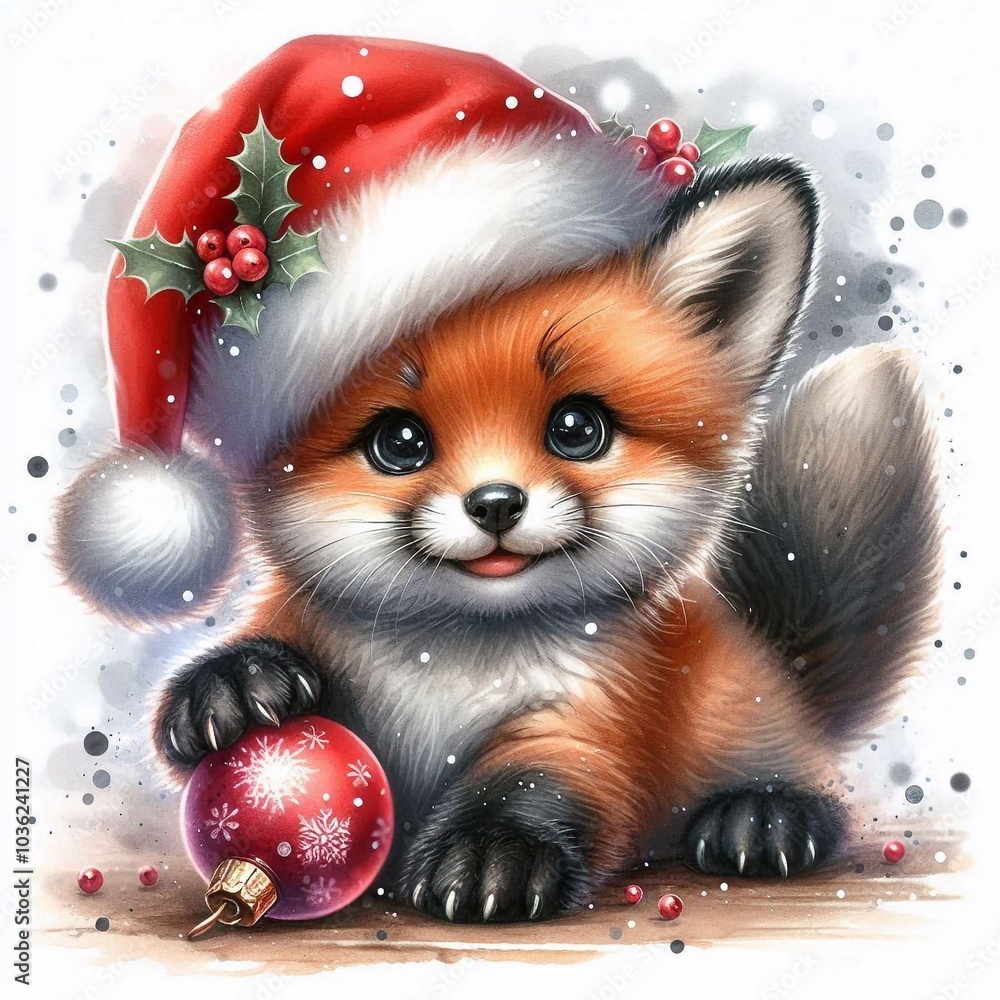 Fuchs zu Weihnachten Fuchs zu Weihnachten