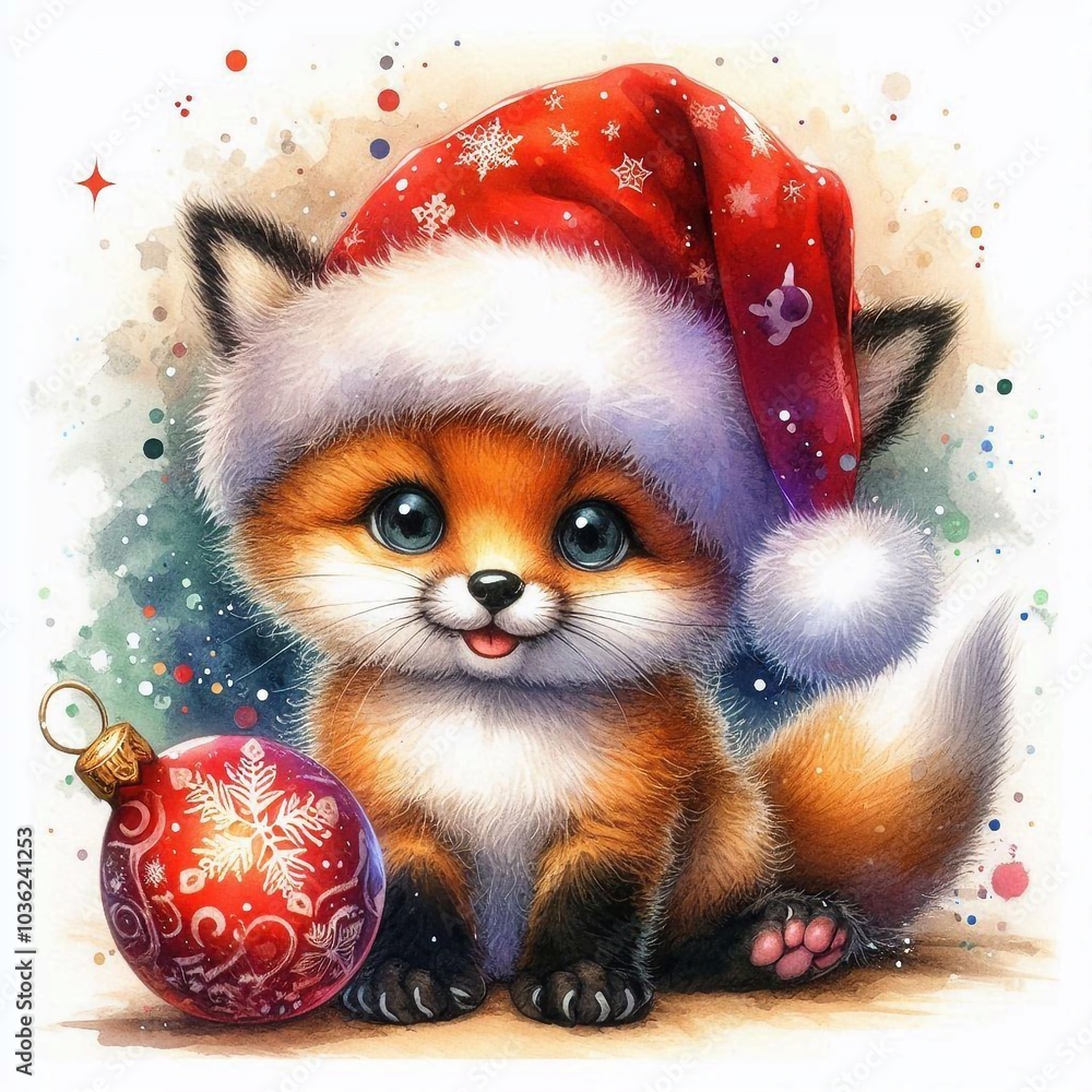 Fuchs zu Weihnachten Fuchs zu Weihnachten