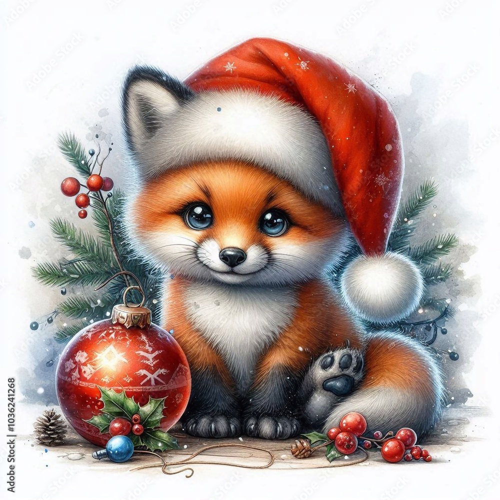 Fuchs zu Weihnachten Fuchs zu Weihnachten