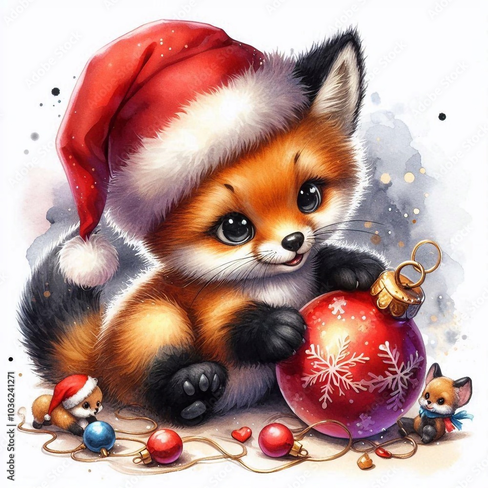 Fuchs zu Weihnachten Fuchs zu Weihnachten
