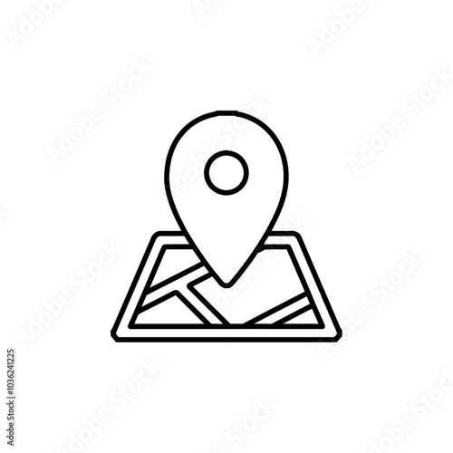 Free Download location icon Flat logo isolated symbol - GFXLoad