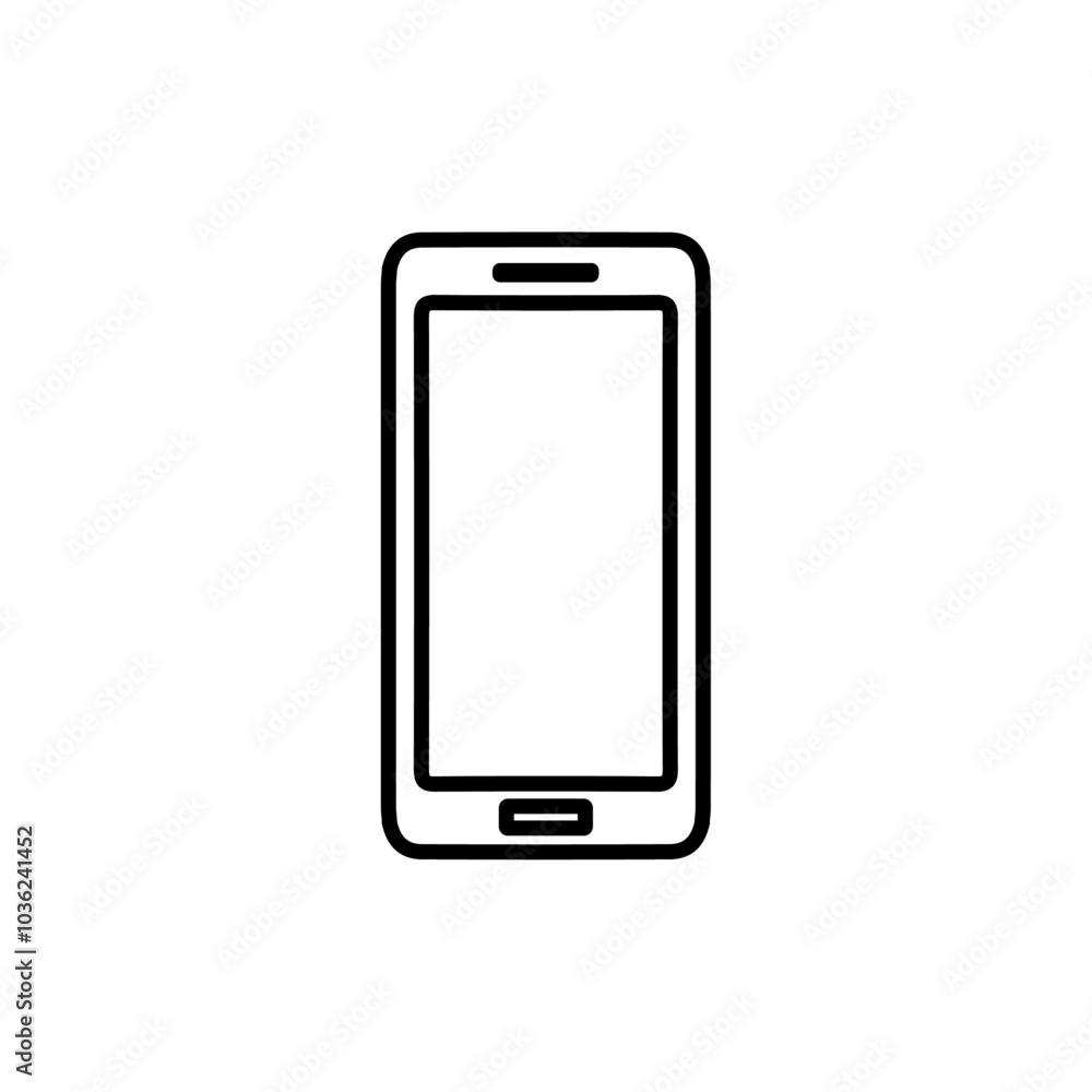 mobile icon Flat logo isolated symbol mobile icon Flat logo isolated symbol