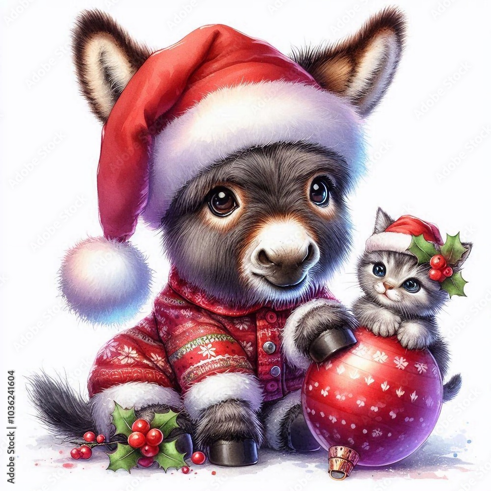 Esel zu Weihnachten Esel zu Weihnachten
