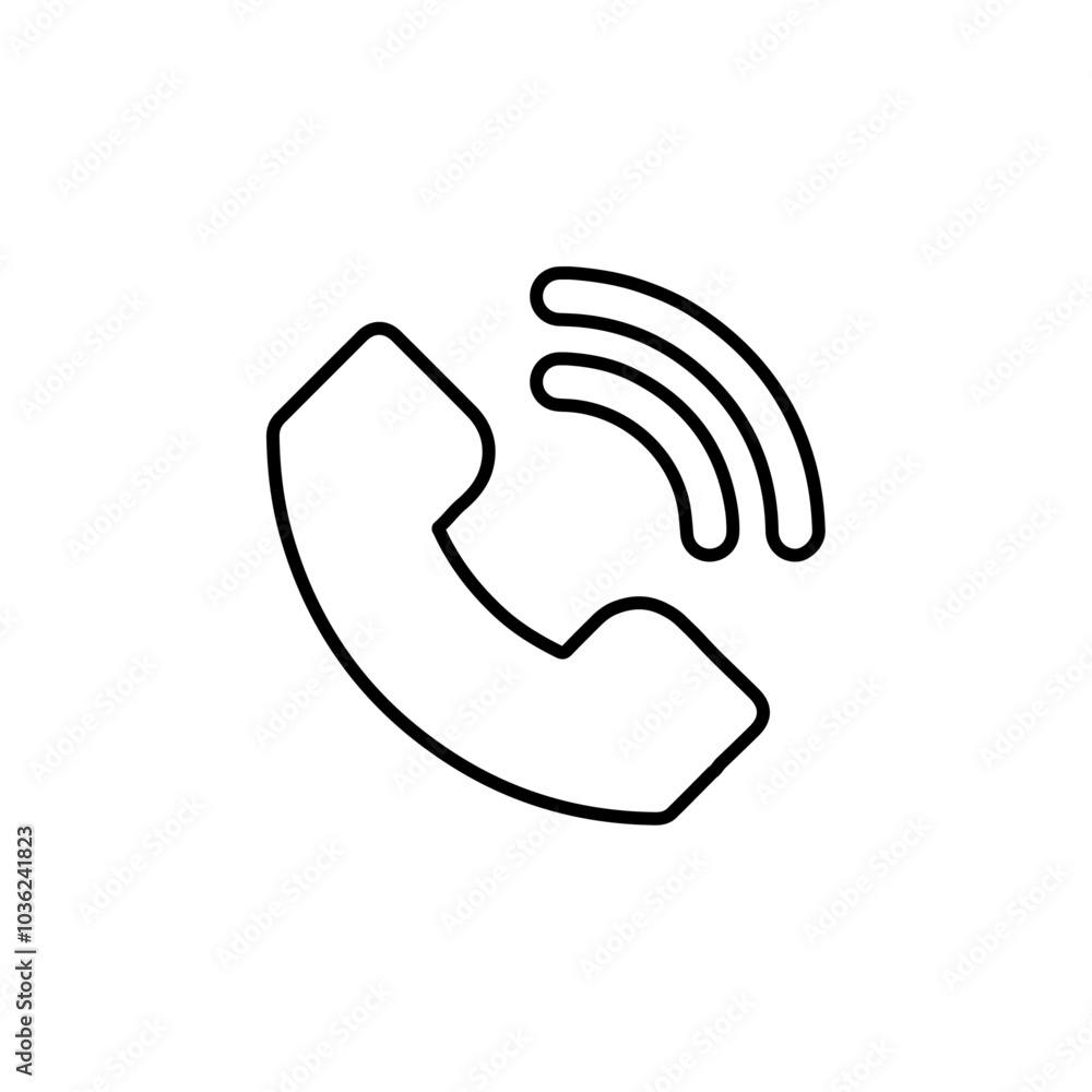 phone icon Flat logo isolated symbol phone icon Flat logo isolated symbol