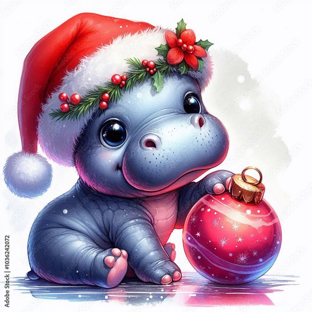 Hippo zu Weihnachten Hippo zu Weihnachten