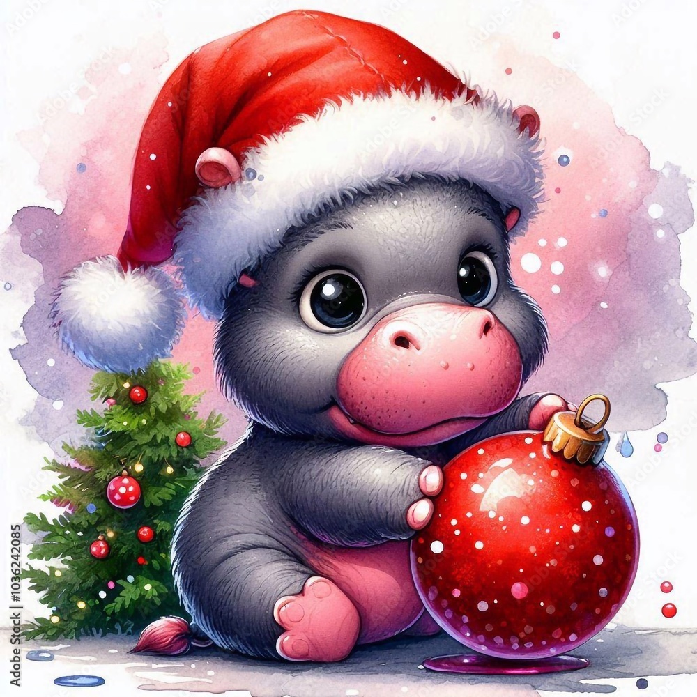 Hippo zu Weihnachten Hippo zu Weihnachten
