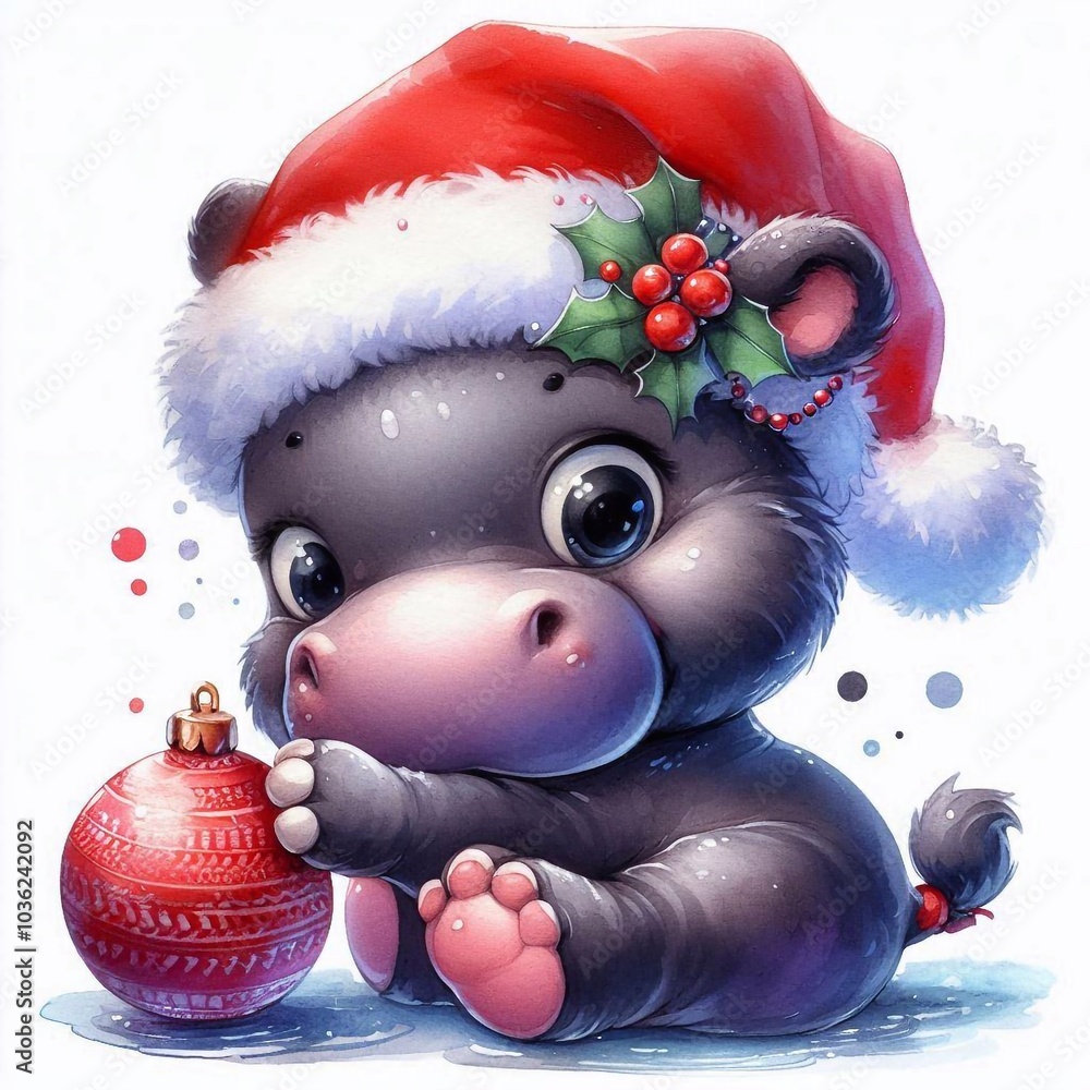 Hippo zu Weihnachten Hippo zu Weihnachten