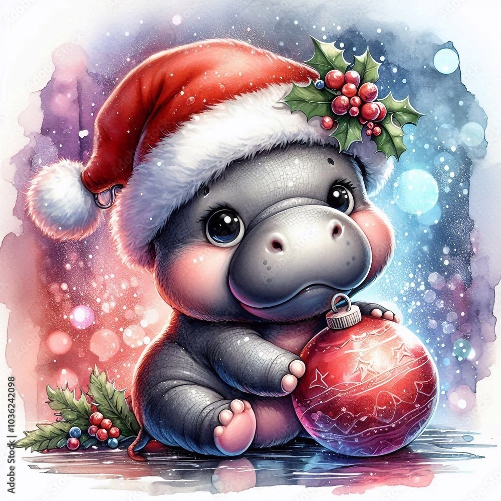 Hippo zu Weihnachten Hippo zu Weihnachten