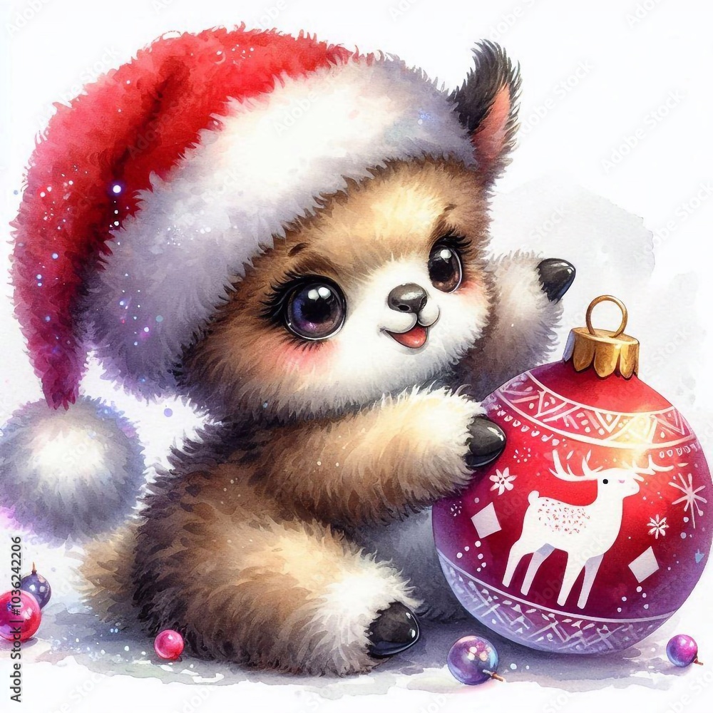 Alpaka zu Weihnachten Alpaka zu Weihnachten