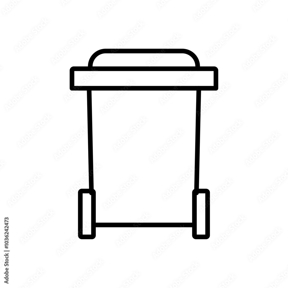 trash icon Flat logo isolated symbol trash icon Flat logo isolated symbol