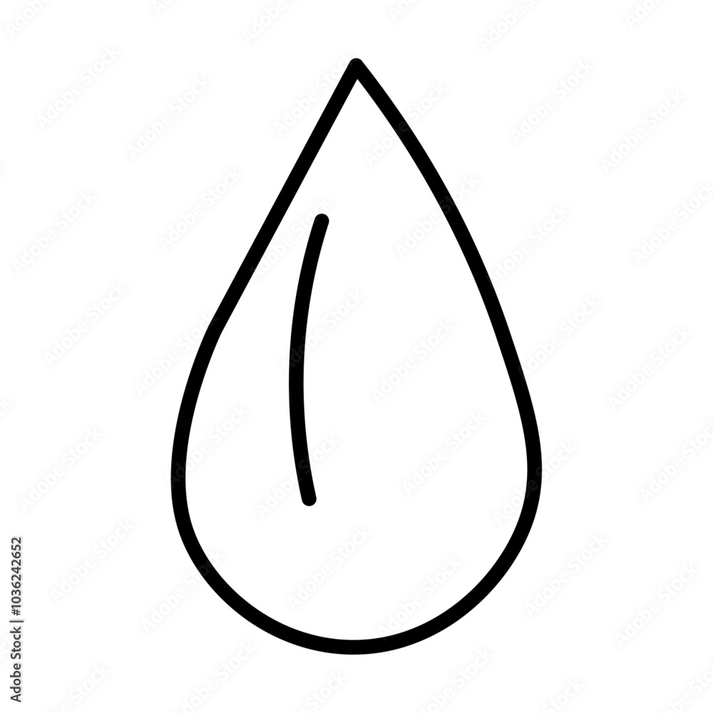 Water drop icon Flat logo isolated symbol Water drop icon Flat logo isolated symbol