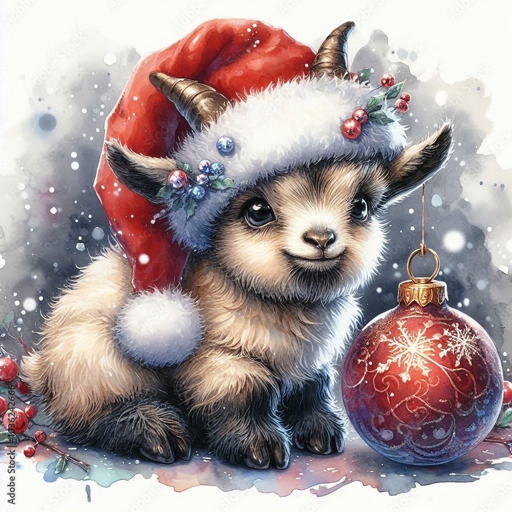 Ziege zu Weihnachten Ziege zu Weihnachten