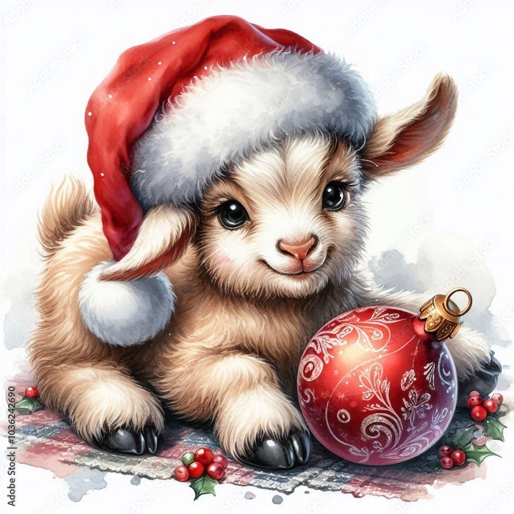 Ziege zu Weihnachten Ziege zu Weihnachten