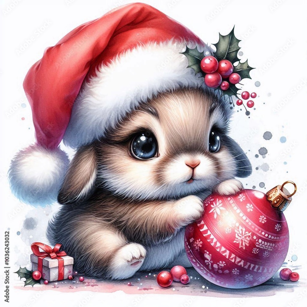 Kaninchen zu Weihnachten Kaninchen zu Weihnachten