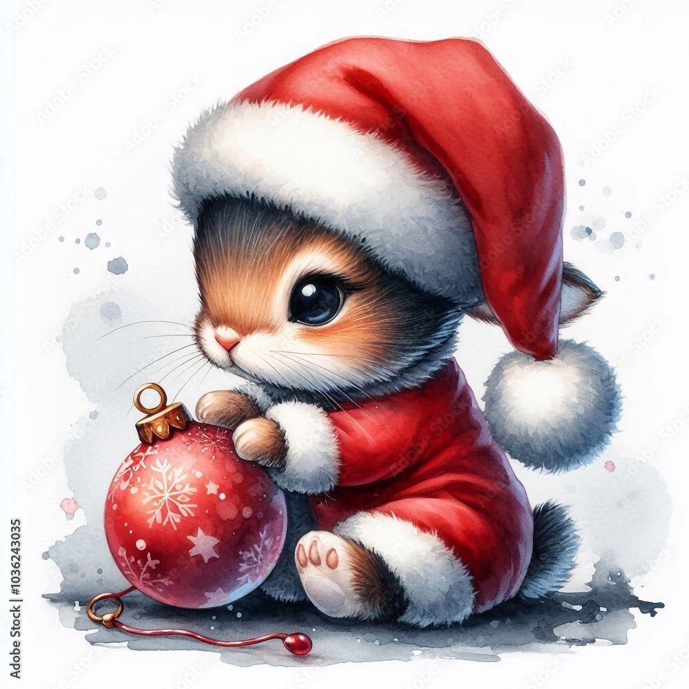 Kaninchen zu Weihnachten Kaninchen zu Weihnachten